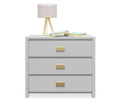 Monarch Hill Haven Dove Gray 3-Drawer Dresser 12 Monarch Hill Haven Dove Gray 3-Drawer Dresser -Home Furniture 810538227 5