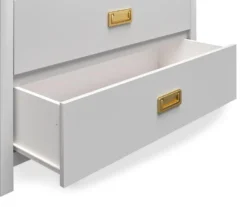 Monarch Hill Haven Dove Gray 3-Drawer Dresser 13 Monarch Hill Haven Dove Gray 3-Drawer Dresser -Home Furniture 810538227 6