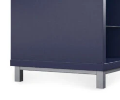 70" Intrepid Navy Deluxe Electric Fireplace Console -Home Furniture 810538244 4