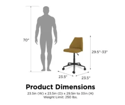 Novogratz Brittany Office Chair 25 Novogratz Brittany Office Chair -Home Furniture 810538397 6