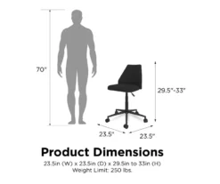 Novogratz Brittany Office Chair 20 Novogratz Brittany Office Chair -Home Furniture 810538398 6