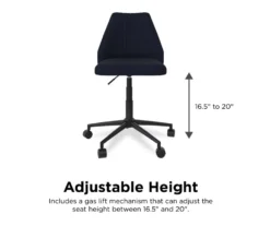 Brittany Blue Linen Office Chair 10 Brittany Blue Linen Office Chair -Home Furniture 810538399 4