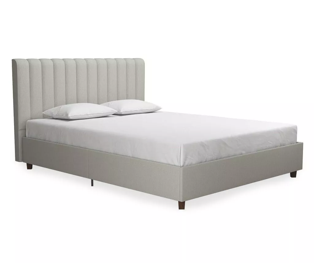 Novogratz Brittany Upholstered Linen Queen Bed 11 Novogratz Brittany Upholstered Linen Queen Bed - Image 9