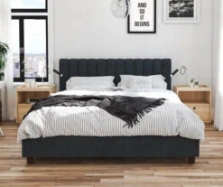 Novogratz Brittany Upholstered Linen Queen Bed 17 Novogratz Brittany Upholstered Linen Queen Bed -Home Furniture 810538411 2