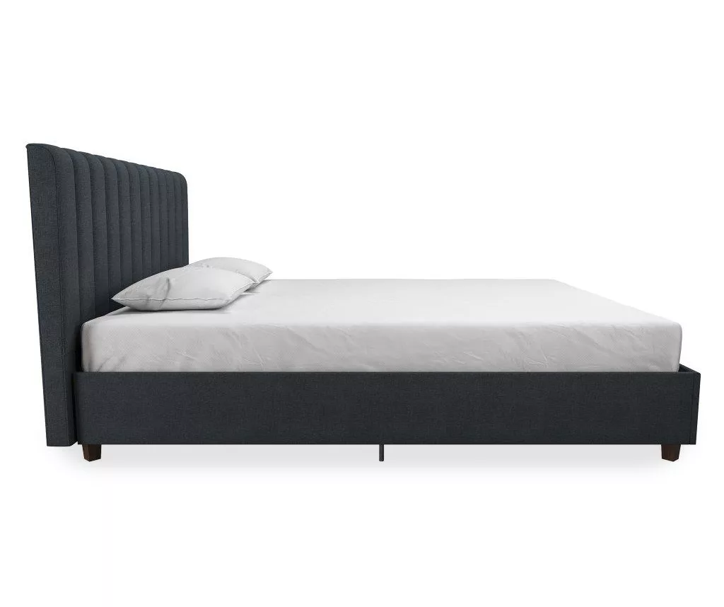 Novogratz Brittany Upholstered Linen Queen Bed 8 Novogratz Brittany Upholstered Linen Queen Bed - Image 6