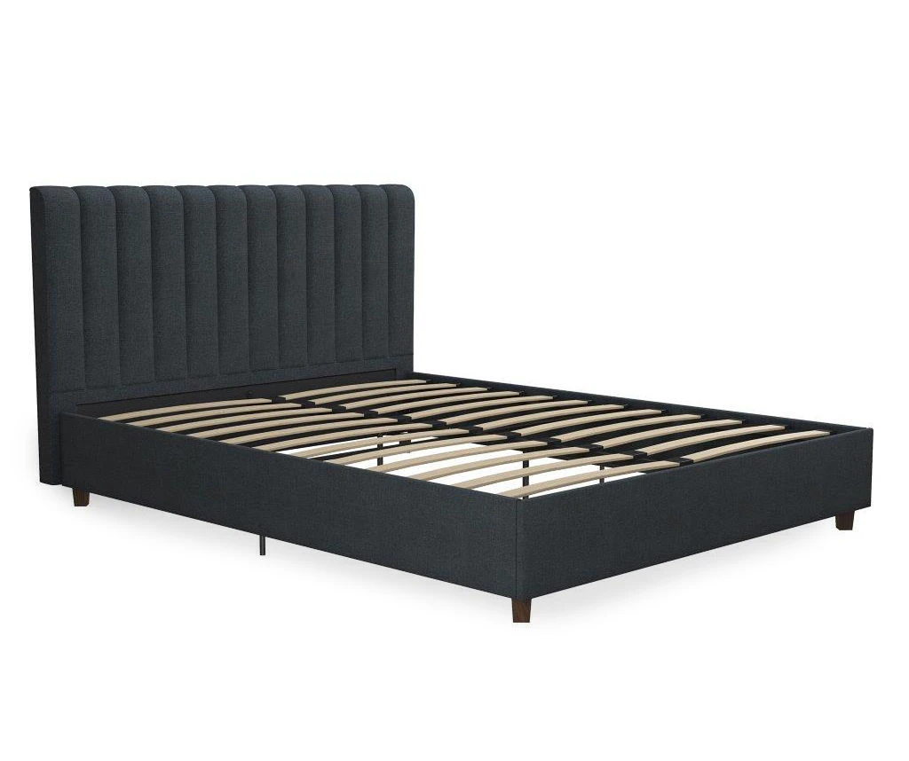 Novogratz Brittany Upholstered Linen Queen Bed 9 Novogratz Brittany Upholstered Linen Queen Bed - Image 7