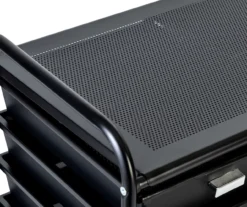 Black Metal 12-Drawer Rolling Storage Cart -Home Furniture 810539917 4