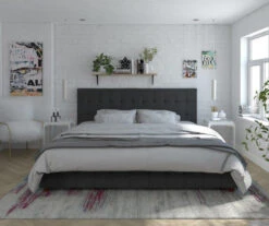 CosmoLiving Elizabeth Velvet Storage Bed -Home Furniture 810540948 2