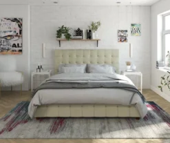 CosmoLiving Elizabeth Velvet Storage Bed -Home Furniture 810540949 2