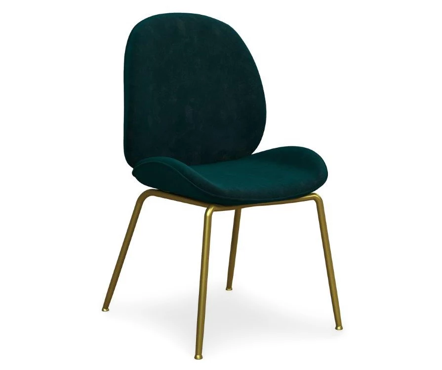 CosmoLiving Astor Velvet Dining Chair 5 CosmoLiving Astor Velvet Dining Chair - Image 3