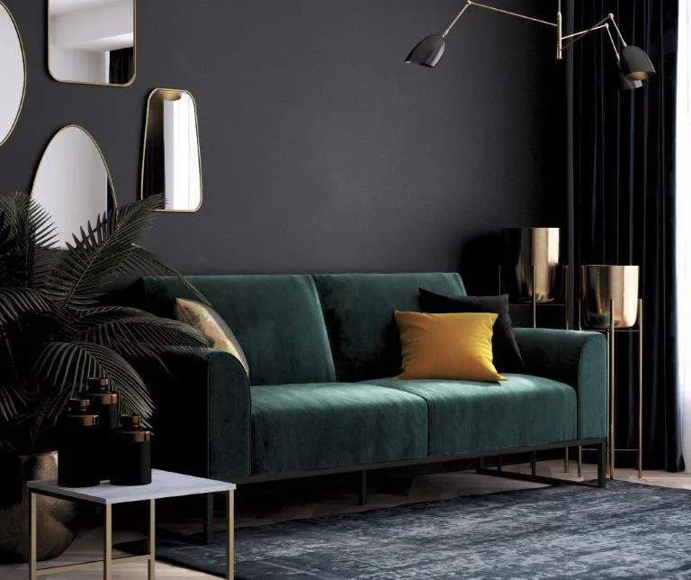 CosmoLiving Adley Teal Velvet Coil Convertible Sleeper Futon 3 CosmoLiving Adley Teal Velvet Coil Convertible Sleeper Futon