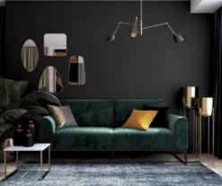 CosmoLiving Adley Teal Velvet Coil Convertible Sleeper Futon 10 CosmoLiving Adley Teal Velvet Coil Convertible Sleeper Futon -Home Furniture 810541038 3