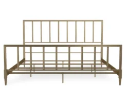 CosmoLiving Blair Brass Metal King Bed -Home Furniture 810541048 5
