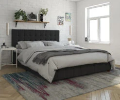 CosmoLiving Elizabeth Velvet Storage Bed -Home Furniture 810541061 3