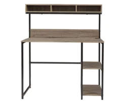 Daylicrew 2-Shelf Home Office Desk & Hutch 14 Daylicrew 2-Shelf Home Office Desk & Hutch -Home Furniture 810542286 5