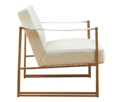 Kleemore Ostrich Embossed Leather Accent Chair -Home Furniture 810542293 2