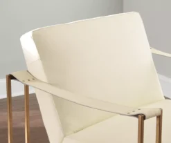 Kleemore Ostrich Embossed Leather Accent Chair -Home Furniture 810542293 4