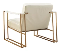 Kleemore Ostrich Embossed Leather Accent Chair -Home Furniture 810542293 5