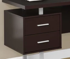 Monarch Metal 3-Drawer L-Shaped Computer Desk -Home Furniture 810542415 3