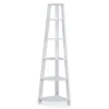 Monarch 5-Shelf Etagere Corner Bookcase -Home Furniture 810542448 2