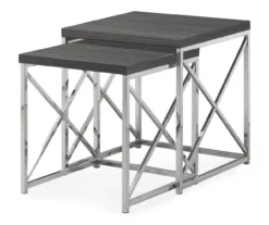 Monarch 2-Piece Nesting Accent Table Set -Home Furniture 810542487 2