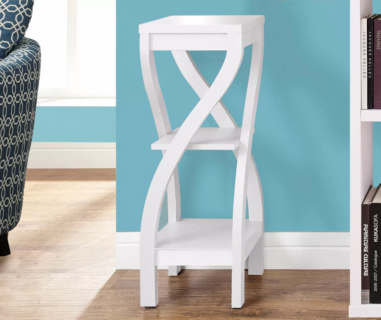 Monarch 3-Tier Twisted Leg Side Table 6 Monarch 3-Tier Twisted Leg Side Table - Image 4