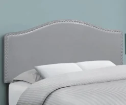 Monarch Faux Leather Button Tufted Headboard -Home Furniture 810542516 1