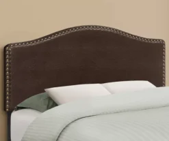 Monarch Faux Leather Button Tufted Headboard -Home Furniture 810542517 1