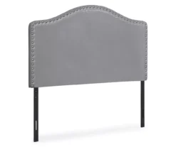 Monarch Faux Leather Button Tufted Headboard -Home Furniture 810542524 2