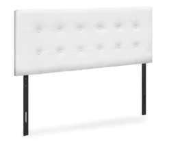 Monarch Faux Leather Button Tufted Headboard -Home Furniture 810542526 2