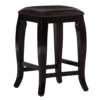 Dallas Wenge Brown Square Top Wood Nailhead Counter Stool 1 Dallas Wenge Brown Square Top Wood Nailhead Counter Stool -Home Furniture 810543041 A0 1
