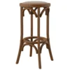 Franklin 30" Backless Woven Ratten Bar Stool -Home Furniture 810543046 1