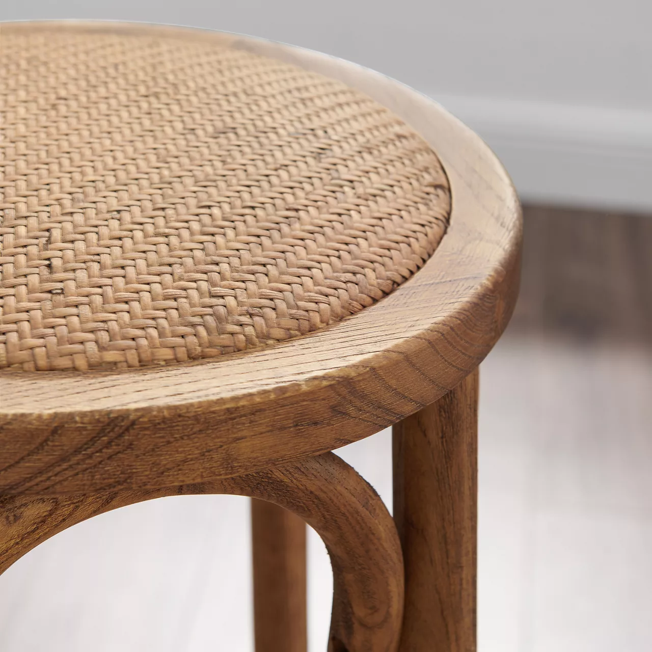 Franklin 30" Backless Woven Ratten Bar Stool 6 Franklin 30" Backless Woven Ratten Bar Stool - Image 4