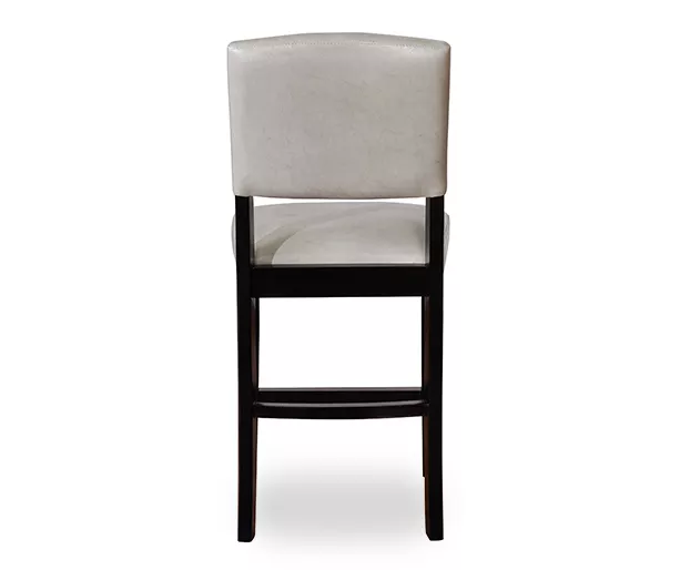 Trevor Dove Gray & Black Faux Leather Upholstered Counter Stool 6 Trevor Dove Gray & Black Faux Leather Upholstered Counter Stool - Image 4