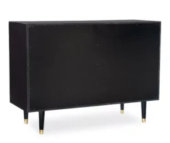Urban Fresh Black & Gold 6-Drawer Textured Geometric Dresser -Home Furniture 810543103 5