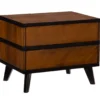 Manhattan Walnut 2-Drawer Mid-Century Wood Nightstand 2 Manhattan Walnut 2-Drawer Mid-Century Wood Nightstand -Home Furniture 810543109 A0 1