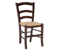 Bordeaux Walnut Handwoven Ladder Back Side Chairs, 2-Pack 19 Bordeaux Walnut Handwoven Ladder Back Side Chairs, 2-Pack -Home Furniture 810543200 A0 2