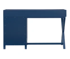 Kari Royal Blue 4-Drawer Office Desk -Home Furniture 810543245 A4 5