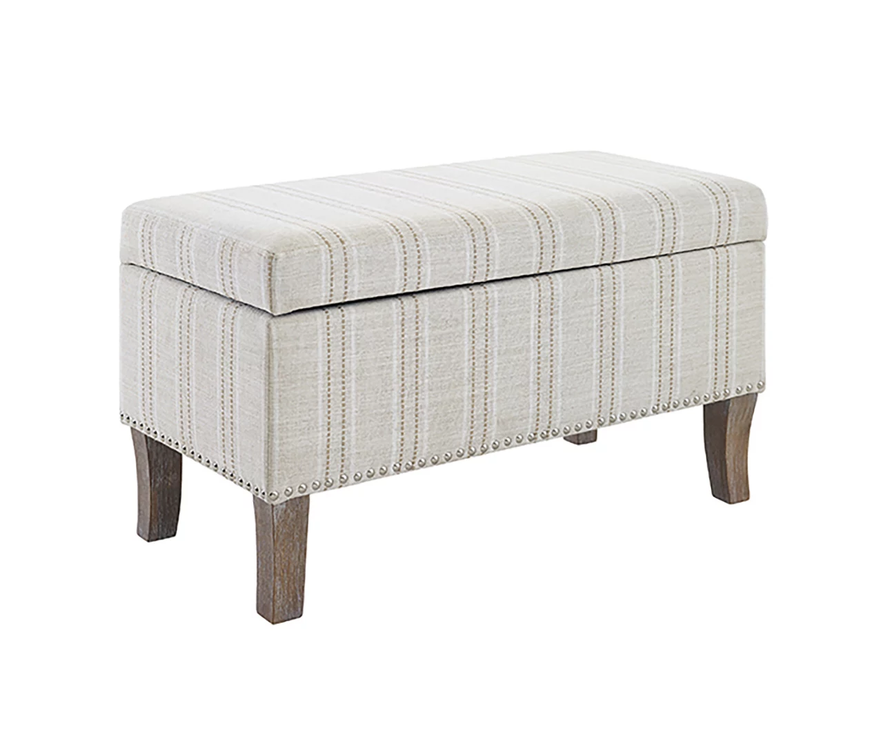 Lisa Railroad Striped Storage Ottoman 3 Lisa Railroad Striped Storage Ottoman