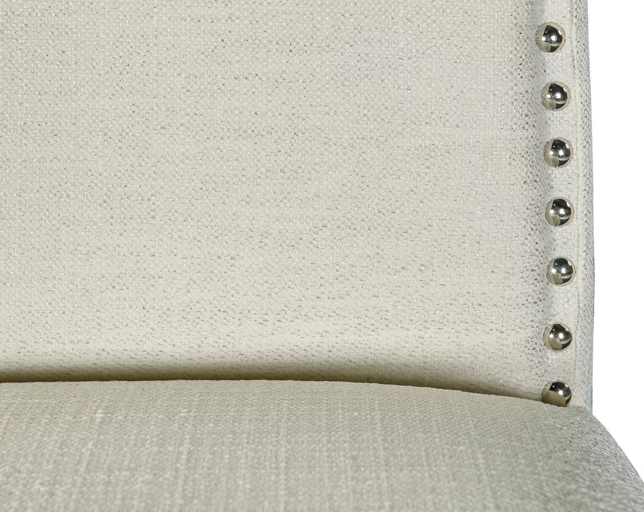 Blaire White Glitz Nailhead Bar Stool 7 Blaire White Glitz Nailhead Bar Stool - Image 5