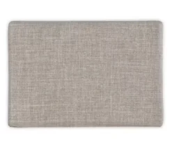 Brooke Gray & Rustic Brown Backless Nailhead Bar Stool -Home Furniture 810543424 5