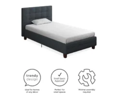 Atwater Living DHP Ryder Linen Upholstered Bed 38 Atwater Living DHP Ryder Linen Upholstered Bed -Home Furniture 810543644 1