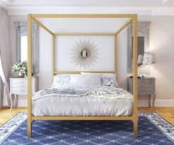 DHP Cara Metal Canopy Bed -Home Furniture 810543768 5