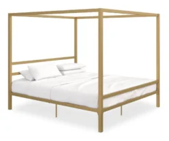 DHP Cara Metal Canopy Bed -Home Furniture 810543770 4