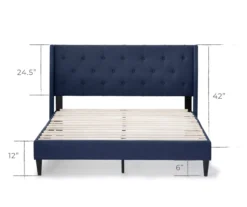 Brookside Isabelle Upholstered Wingback Bed 39 Brookside Isabelle Upholstered Wingback Bed -Home Furniture 810547602 810547606 810547614 810547610 3