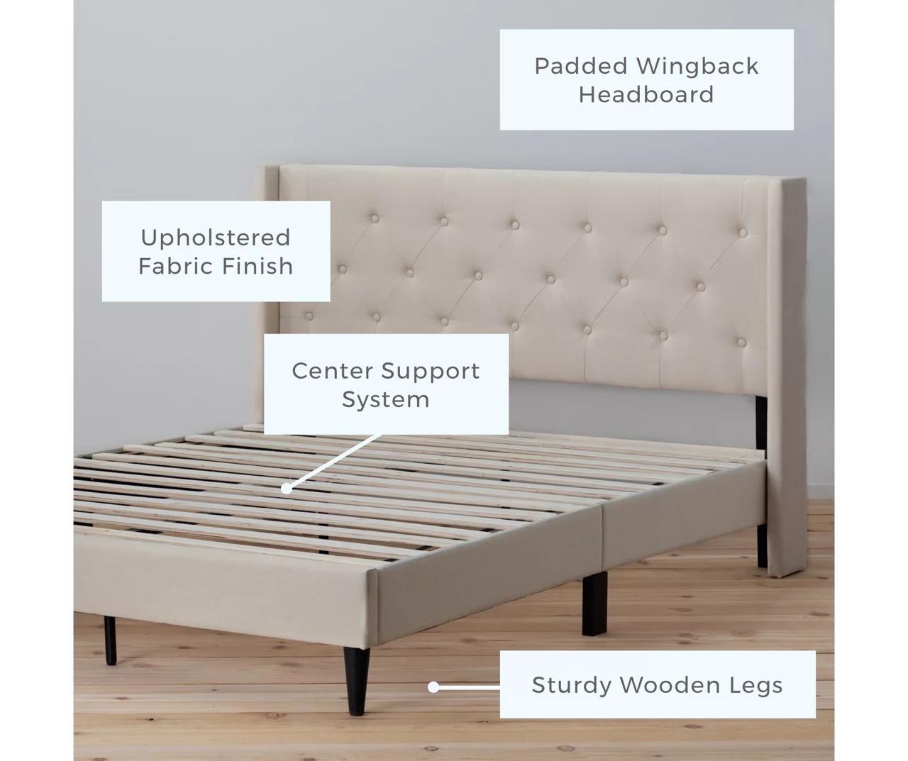 Brookside Isabelle Upholstered Wingback Bed 13 Brookside Isabelle Upholstered Wingback Bed - Image 11