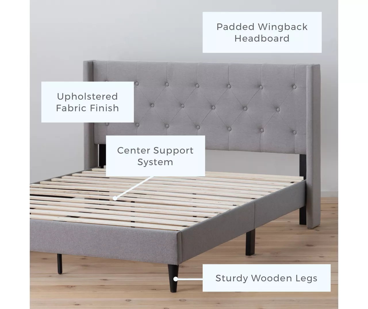 Brookside Isabelle Upholstered Wingback Bed 7 Brookside Isabelle Upholstered Wingback Bed - Image 5