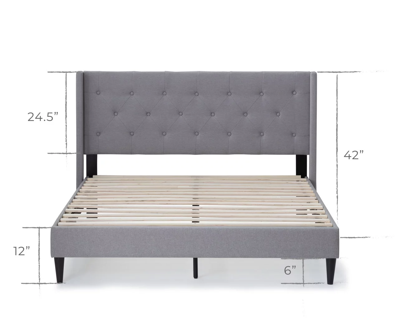 Brookside Isabelle Upholstered Wingback Bed 8 Brookside Isabelle Upholstered Wingback Bed - Image 6