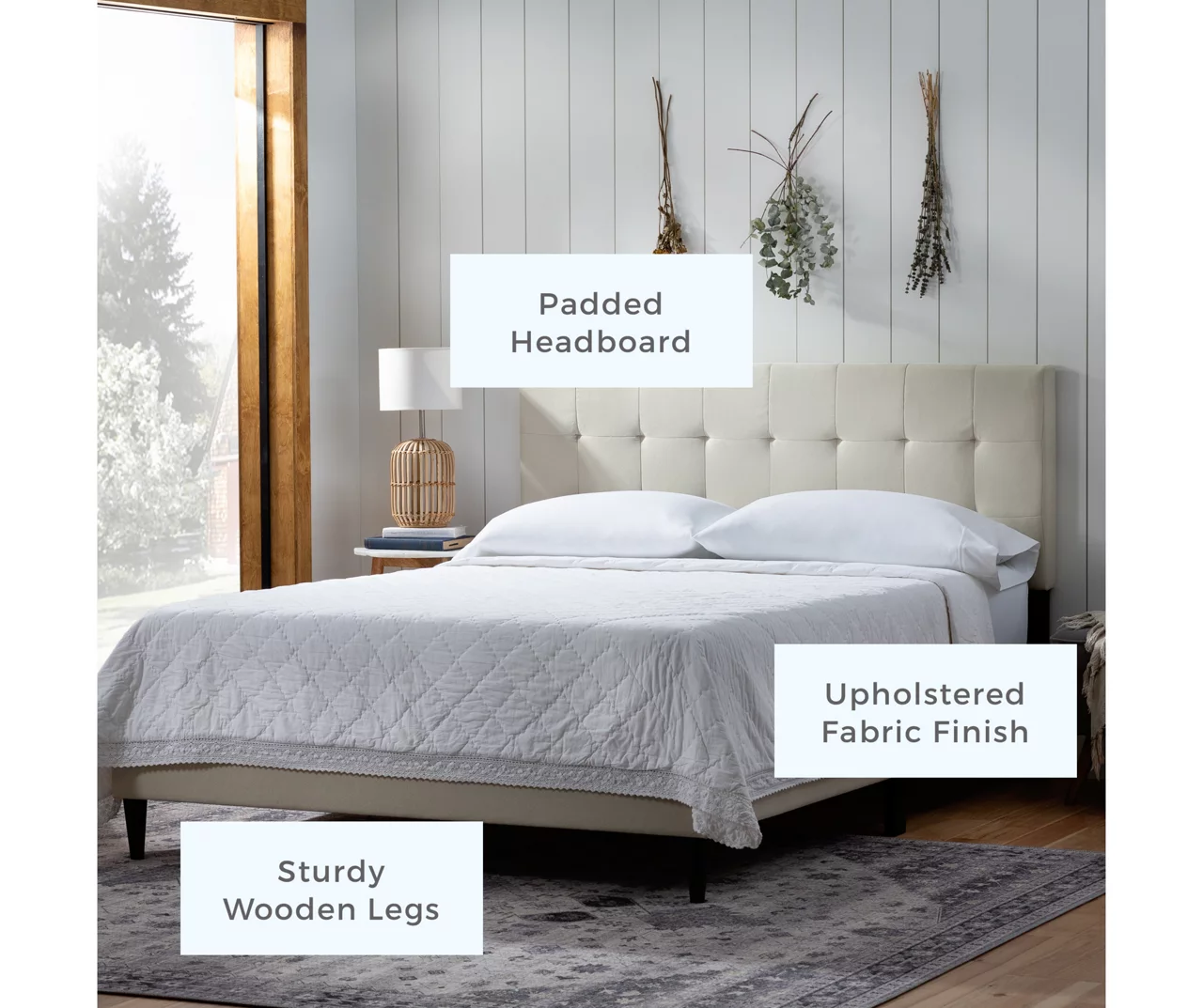 Brookside Cara Square Tufted Platform Bed 20 Brookside Cara Square Tufted Platform Bed - Image 18