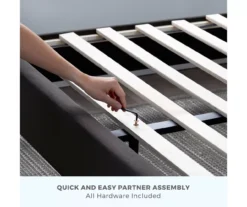 Brookside Amelia Triple Lined Bed 35 Brookside Amelia Triple Lined Bed -Home Furniture 810547662 810547666 810547597 810547600 5